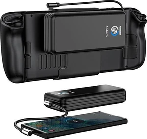Idealforce Antank Magnetic Power Bank Compatible with Steam Deck, 20000mAh 45W PD Fast 3.0 Charging Portable Battery Bank, External Battery Pack with Removable Magnetic Back Mount & Dual USB-C Cable Idealforce Antank Magnetic Power Bank Compatible with Steam Deck, 20000mAh 45W PD Fast 3.0 Charging Portable Battery Bank, External Battery Pack with Removable Magnetic Back Mount & Dual USB-C Cable