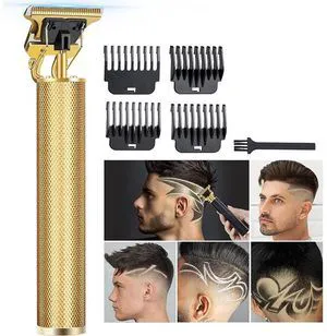 Idealforce Mens Hair Clippers, Electric T Blade Trimmer Grooming Trimmer, 0 mm Baldheaded Hair Clippers for Men,Cordless USB Rechargeable Hair Beard Trimmer,Gold Idealforce Mens Hair Clippers, Electric T Blade Trimmer Grooming Trimmer, 0 mm Baldheaded Hair Clippers for Men,Cordless USB Rechargeable Hair Beard Trimmer,Gold