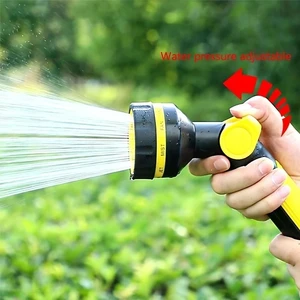Idealforce Garden Hose Spray Gun Nozzle, 10 Adjustable Watering Patterns Water Sprayer for Outdoor Lawn Watering, Car Wash, Cleaning, Pet Showering Idealforce Garden Hose Spray Gun Nozzle, 10 Adjustable Watering Patterns Water Sprayer for Outdoor Lawn Watering, Car Wash, Cleaning, Pet Showering