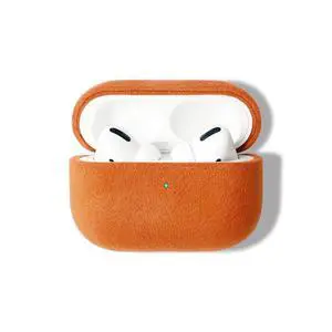 ALTRAALMA Alcantara Suede Case for AirPods Pro 3, Handmade Full-Wrap Case,Synthetic Suede Cover, Handmade Full Wrap, Full Protection and Shock Resistance (Orange) ALTRAALMA Alcantara Suede Case for AirPods Pro 3, Handmade Full-Wrap Case,Synthetic Suede Cover, Handmade Full Wrap, Full Protection and Shock Resistance (Orange)
