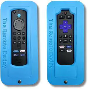 The Remote Daddy - Protective Hard Case ^^ Dog Proof Remote Control case ^^ Fits Most FireTV and Roku remotes (Blue) The Remote Daddy - Protective Hard Case ^^ Dog Proof Remote Control case ^^ Fits Most FireTV and Roku remotes (Blue)