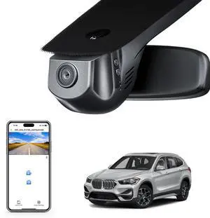 Mangoal 4K Dash Cam Custom for BMW X1 Gen2 F48/F49 2017 2018(Model A), sDrive28i xDrive28i, OEM Style, 2160P UHD Video, WiFi & APP, 64GB Card Mangoal 4K Dash Cam Custom for BMW X1 Gen2 F48/F49 2017 2018(Model A), sDrive28i xDrive28i, OEM Style, 2160P UHD Video, WiFi & APP, 64GB Card