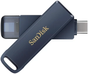 SANDISK 64GB Phone Drive for iPhone, USB-C & Lightning Dual Connectors SANDISK 64GB Phone Drive for iPhone, USB-C & Lightning Dual Connectors
