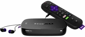 Roku Ultra ^^ 4K/HDR/HD Streaming Player with Enhanced Remote (Voice, Remote Finder, Headphone Jack, TV Power and Volume), Ethernet, Micro SD and USB (2017) Roku Ultra ^^ 4K/HDR/HD Streaming Player with Enhanced Remote (Voice, Remote Finder, Headphone Jack, TV Power and Volume), Ethernet, Micro SD and USB (2017)
