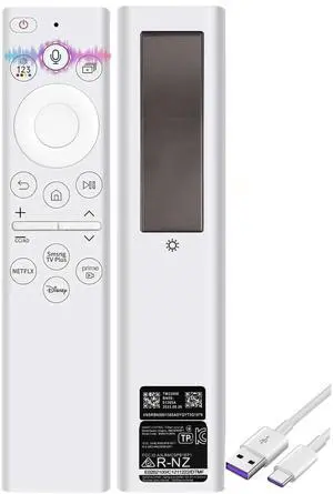 for Samsung Frame TV Remote, for 2018-2024 Samsung Remote Control for Smart TV with Voice Control. with Solarcell. 2-Year Warranty. for Samsung Frame TV Remote, for 2018-2024 Samsung Remote Control for Smart TV with Voice Control. with Solarcell. 2-Year Warranty.