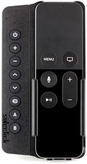 Sideclick Remotes Universal Remote Attachment for Apple TV Sideclick Remotes Universal Remote Attachment for Apple TV