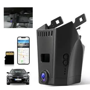 OEM Look Integrated 4K Dash Cam for BMW 5 & 7 Series 2018-2023 (530i, 530e, 540i, 740i, 745e, M760i, Alpina B7), UHD 2160P, Ultra-Wide Angle, Rain Sensor Plug & Play, G-Sensor, WiFi & App + 64GB Car OEM Look Integrated 4K Dash Cam for BMW 5 & 7 Series 2018-2023 (530i, 530e, 540i, 740i, 745e, M760i, Alpina B7), UHD 2160P, Ultra-Wide Angle, Rain Sensor Plug & Play, G-Sensor, WiFi & App + 64GB Car