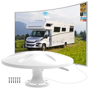 Digital Outdoor RV TV Antenna Roof Mount for Camper, VHF/UHF Digital Outdoor RV TV Antenna Roof Mount for Camper, VHF/UHF