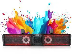 OPL5 27 Inch UTV Sound Bar, Golf Cart Sound bar Waterproof with 6 Speaker, Bluetooth RGB Light ATV Speaker Compatible with Polaris RZR Can-Am, Fits 1"2" Roll Cages OPL5 27 Inch UTV Sound Bar, Golf Cart Sound bar Waterproof with 6 Speaker, Bluetooth RGB Light ATV Speaker Compatible with Polaris RZR Can-Am, Fits 1"2" Roll Cages