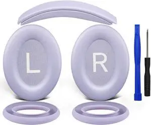 SOULWIT Replacement Kit for Bose QuietComfort 45 (QC45)/Quiet Comfort 35 (QC35, QC35II)/QC SE/QC Wireless Headphones, Ear Pads Cushions + Headband + Silicone Earpads Cover Protector - Chille SOULWIT Replacement Kit for Bose QuietComfort 45 (QC45)/Quiet Comfort 35 (QC35, QC35II)/QC SE/QC Wireless Headphones, Ear Pads Cushions + Headband + Silicone Earpads Cover Protector - Chille