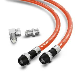 G-PLUG 150FT RG6 Coaxial Cable Extender - Coax Cable Cord, Triple Shielded G-PLUG 150FT RG6 Coaxial Cable Extender - Coax Cable Cord, Triple Shielded