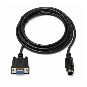 Wirenest 6 ft VISCA Control Cable, DB9 Female to 8-Pin Mini-DIN Male Wirenest 6 ft VISCA Control Cable, DB9 Female to 8-Pin Mini-DIN Male