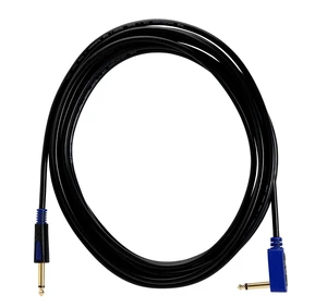 VOX VGS-50 Rock Guitar/Bass Guitar Cable - 16.5ft. 1/4" Straight/Angled TS, Black VOX VGS-50 Rock Guitar/Bass Guitar Cable - 16.5ft. 1/4" Straight/Angled TS, Black
