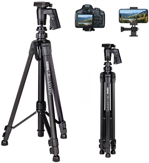 Sunpak 61" Aluminum Video & Camera Tripod with Pistol Grip Ball Head Stand Sunpak 61" Aluminum Video & Camera Tripod with Pistol Grip Ball Head Stand