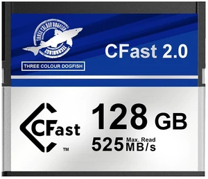 Dogfish 128GB CFast 2.0 Memory Card, Up to 525MB/S Read Dogfish 128GB CFast 2.0 Memory Card, Up to 525MB/S Read