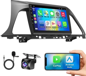 4+64GB Car Stereo for Hyundai Sonata 2015-2017 with Wireless Carplay & Android Auto, Android 13 IPS HD Car Radio with Voice Control Bluetooth 5.2 DSP RDS Wi-Fi GPS SWC Included Backup Camre & M 4+64GB Car Stereo for Hyundai Sonata 2015-2017 with Wireless Carplay & Android Auto, Android 13 IPS HD Car Radio with Voice Control Bluetooth 5.2 DSP RDS Wi-Fi GPS SWC Included Backup Camre & M