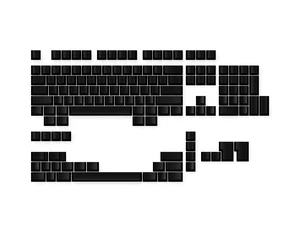 Ranked Blank Premium Keycap Set ^^ 1.4 mm Thick PBT ^^ Cherry Profile for Mechanical Keyboard (Black, 139 Keys) Ranked Blank Premium Keycap Set ^^ 1.4 mm Thick PBT ^^ Cherry Profile for Mechanical Keyboard (Black, 139 Keys)