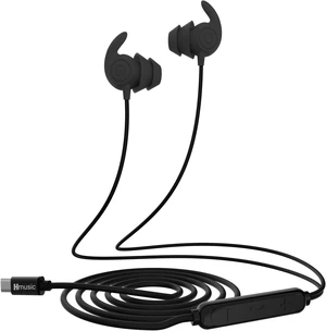 Hmusic Wired Sleep Earbuds for Side Sleepers, USB-C, Black Hmusic Wired Sleep Earbuds for Side Sleepers, USB-C, Black