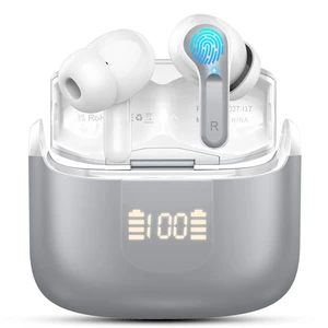 Wireless Earbud Bluetooth 5.4 Headphones, Hi-Fi Stereo Ear Buds with 4 ENC Cancelling Mics, 40H in-Ear Earphones IP7 Waterproof Sports, LED Display, Mini Headset for Laptop Pad TV Android/iOS, Wireless Earbud Bluetooth 5.4 Headphones, Hi-Fi Stereo Ear Buds with 4 ENC Cancelling Mics, 40H in-Ear Earphones IP7 Waterproof Sports, LED Display, Mini Headset for Laptop Pad TV Android/iOS,