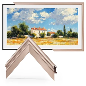 VueFrame TV Frames 55" Deco Only for Samsung The Frame TV and Pro TVs (Fits 2021-2026, LS03A, LS03B, LS03C, LS03D, LS03FA, LS03FW, LS03HE, LS03HW), Alloy Bezel Modern & Minimalist Styles, Easy I VueFrame TV Frames 55" Deco Only for Samsung The Frame TV and Pro TVs (Fits 2021-2026, LS03A, LS03B, LS03C, LS03D, LS03FA, LS03FW, LS03HE, LS03HW), Alloy Bezel Modern & Minimalist Styles, Easy I