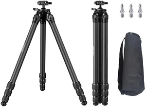 TONYBOO Carbon Fiber Tripod for Hunting with Arca Swiss & Picatinny Adapter TONYBOO Carbon Fiber Tripod for Hunting with Arca Swiss & Picatinny Adapter