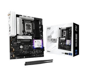 ASRock B860 Pro RS WiFi 6E Intel Core Ultra (Series 2) DDR5 up to 8666+ (OC) MHz 256GB M.2 LGA1851 ATX Motherboard BIOS Flashback SATA3 6.0 Gb/s PCIe 5.0 Realtek 2.5G LAN M.2 ASRock B860 Pro RS WiFi 6E Intel Core Ultra (Series 2) DDR5 up to 8666+ (OC) MHz 256GB M.2 LGA1851 ATX Motherboard BIOS Flashback SATA3 6.0 Gb/s PCIe 5.0 Realtek 2.5G LAN M.2