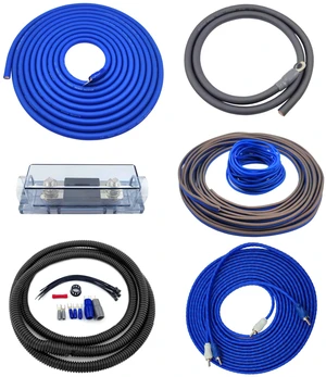 4 AWG CCA Copper 1200 W Cable Car Audio Amp Wire Kit for Amplifier Wiring 4 AWG CCA Copper 1200 W Cable Car Audio Amp Wire Kit for Amplifier Wiring