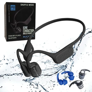 ELYXFUL Bone Conduction Swimming Headphones, IP68 Waterproof Bluetooth & 64GB MP3 Player, Open-Ear Water Headphones for Swimming with Mic, Secure Fit, Great for Running, Cycling, and Workouts ELYXFUL Bone Conduction Swimming Headphones, IP68 Waterproof Bluetooth & 64GB MP3 Player, Open-Ear Water Headphones for Swimming with Mic, Secure Fit, Great for Running, Cycling, and Workouts