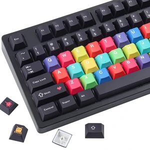 Tsungup Retro Keycaps, 132 Keys Black Arcade Games Custom Keycap Sets Tsungup Retro Keycaps, 132 Keys Black Arcade Games Custom Keycap Sets