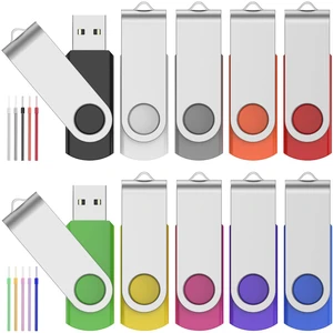 FEBNISCTE Flash Drive 256MB (NOT 256GB) Bulk Pack of 10 USB 2.0 Thumb Drives - Small Capacity 256 MB USB Sticks Value Multipack Pendrives - Multicolor Portable Zip Drive Swivel Pen Drive Jump Drive FEBNISCTE Flash Drive 256MB (NOT 256GB) Bulk Pack of 10 USB 2.0 Thumb Drives - Small Capacity 256 MB USB Sticks Value Multipack Pendrives - Multicolor Portable Zip Drive Swivel Pen Drive Jump Drive