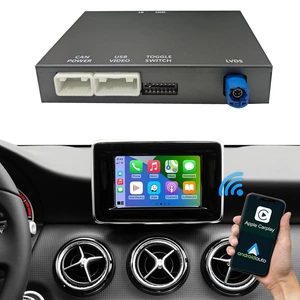 Wireless Carplay/Android Auto Adapter for Mercedes Benz A B CLA GLA C E ML GL GLK SLK, with NTG 5.0 System with Bluetooth, USB, Mirroring, Camera, Voice Control for Mercedes Benz Accessories Wireless Carplay/Android Auto Adapter for Mercedes Benz A B CLA GLA C E ML GL GLK SLK, with NTG 5.0 System with Bluetooth, USB, Mirroring, Camera, Voice Control for Mercedes Benz Accessories