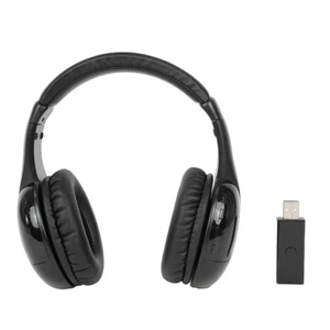 RASTKY TV Wireless Headphones BT Headset Dual Mode Overear Headphones for Phone Computer DVD with Microphone for Clear Communication RASTKY TV Wireless Headphones BT Headset Dual Mode Overear Headphones for Phone Computer DVD with Microphone for Clear Communication