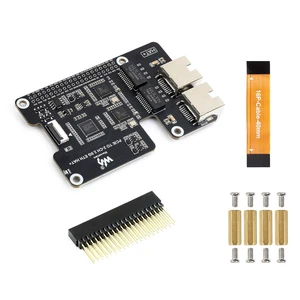 KLAYERS PCIe to 2X 2.5G Ethernet Adapter Compatible wth RPi 5 KLAYERS PCIe to 2X 2.5G Ethernet Adapter Compatible wth RPi 5