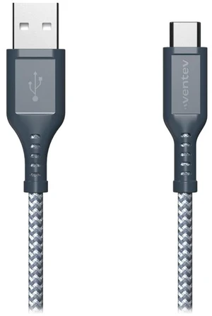 HIGH Speed USB A to USB C Braided Cable with 2X THE Copper for Faster Charging 6FT, Gray HIGH Speed USB A to USB C Braided Cable with 2X THE Copper for Faster Charging 6FT, Gray
