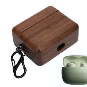LICAEVEY Wooden Earbuds Protective Case Cover Fit for Bowers Wilkins Pi8, Hand Polished Handmade Wireless Bluetooth Earbuds Charging Case Cover Anti Drop Walnut LICAEVEY Wooden Earbuds Protective Case Cover Fit for Bowers Wilkins Pi8, Hand Polished Handmade Wireless Bluetooth Earbuds Charging Case Cover Anti Drop Walnut