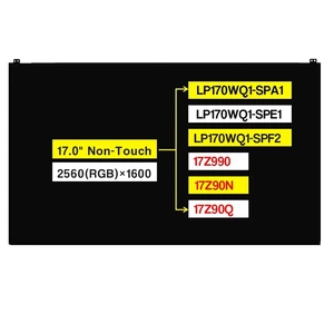 Screen Replacement LP170WQ1-SPA1 LP170WQ1-SPE1 LP170WQ1-SPF2 for LG Gram 17Z990 17Z90N 17Z90Q 17.0" LCD Display Panel 2560(RGB)1600 40 Pins 60Hz Non-Touch Screen Replacement LP170WQ1-SPA1 LP170WQ1-SPE1 LP170WQ1-SPF2 for LG Gram 17Z990 17Z90N 17Z90Q 17.0" LCD Display Panel 2560(RGB)1600 40 Pins 60Hz Non-Touch