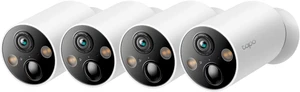 Wire-Free Indoor/Outdoor Cameras by TP-Link: Up to 300 Days Battery Life, Magnetic Base (4-Pack), No Monthly Fees - White Wire-Free Indoor/Outdoor Cameras by TP-Link: Up to 300 Days Battery Life, Magnetic Base (4-Pack), No Monthly Fees - White