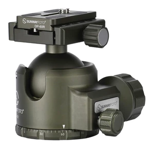 Sunwayfoto XB-52DLG 44mm Low Profile High Locking Strength Tripod Ball Head w Arca Compatible Duo Lever QR Clamp Sunwayfoto XB-52DLG 44mm Low Profile High Locking Strength Tripod Ball Head w Arca Compatible Duo Lever QR Clamp