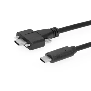 Coolgear Screw Lock USB Cable, 10Gbps USB Type-C Dual Screw Lock to USB-C - Locking Connector for Stable Connections - 3.2 Gen 2 Data, 5A Power, 1 Meter Coolgear Screw Lock USB Cable, 10Gbps USB Type-C Dual Screw Lock to USB-C - Locking Connector for Stable Connections - 3.2 Gen 2 Data, 5A Power, 1 Meter
