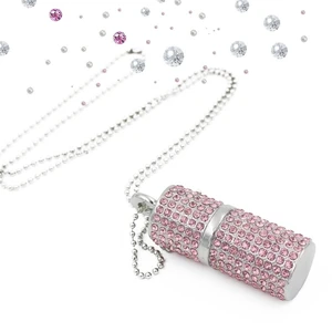 WooTeck 128GB USB 3.0 Flash Drive,Bling Rhinestone Diamond Crystal Glitter Lipstick Case Shining Jewelry with Necklace,Pink WooTeck 128GB USB 3.0 Flash Drive,Bling Rhinestone Diamond Crystal Glitter Lipstick Case Shining Jewelry with Necklace,Pink