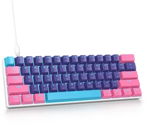 surmen 60% Mechanical Gaming Keyboard,RGB Compact Wired Keyboard 60 Percent Backlight Anti-ghosting for Windows Laptop PC (61 Meitao) surmen 60% Mechanical Gaming Keyboard,RGB Compact Wired Keyboard 60 Percent Backlight Anti-ghosting for Windows Laptop PC (61 Meitao)