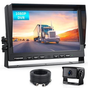 Fookoo 10" HD 1080P Wired Backup Camera with 10" Dual Split Screen Monitor Fookoo 10" HD 1080P Wired Backup Camera with 10" Dual Split Screen Monitor