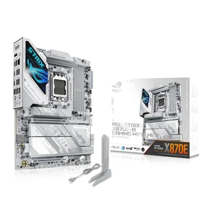 ASUS ROG Strix X870E-A Gaming WIFI7 NEO AM5 ATX Motherboard, DDR5, DIMM Fit, WiFi 7, 5Gb LAN, PCIe 5.0, 4X M.2, 2X USB4, EZ PC DIY, AIO Q-Connector ASUS ROG Strix X870E-A Gaming WIFI7 NEO AM5 ATX Motherboard, DDR5, DIMM Fit, WiFi 7, 5Gb LAN, PCIe 5.0, 4X M.2, 2X USB4, EZ PC DIY, AIO Q-Connector