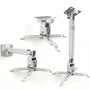 bluedery Projector Ceiling/Wall Mount, Adjustable Height & Arms, White bluedery Projector Ceiling/Wall Mount, Adjustable Height & Arms, White