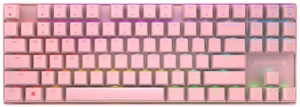 Cherry MX 8.2 TKL Wireless, Tenkeyless Mechanical Gaming Keyboard, Bluetooth, 2.4 GHz & Wired Mode, Multi-Device, Rechargeable, MX2A RED Switches, Pink Cherry MX 8.2 TKL Wireless, Tenkeyless Mechanical Gaming Keyboard, Bluetooth, 2.4 GHz & Wired Mode, Multi-Device, Rechargeable, MX2A RED Switches, Pink