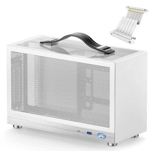 S300 - Gaming Case - Front I/O USB 3.0 Type - C Port - SFX Power Supply 100-130mm -Cable Management System - luminum Mini-ITX Motherboard Small Portable for PC (PCIe 3.0 16X Riser Cable) S300 - Gaming Case - Front I/O USB 3.0 Type - C Port - SFX Power Supply 100-130mm -Cable Management System - luminum Mini-ITX Motherboard Small Portable for PC (PCIe 3.0 16X Riser Cable)