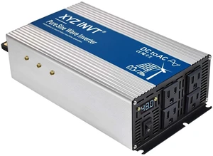 XYZ INVT 2000W Pure Sine Wave Inverter DC 48V to AC 110V 120V, 4000W Peak Power Inverter with 4 AC Outlets and LED Display for Car, Truck, Solar, Home Off Grid Over 90% Efficiency XYZ INVT 2000W Pure Sine Wave Inverter DC 48V to AC 110V 120V, 4000W Peak Power Inverter with 4 AC Outlets and LED Display for Car, Truck, Solar, Home Off Grid Over 90% Efficiency