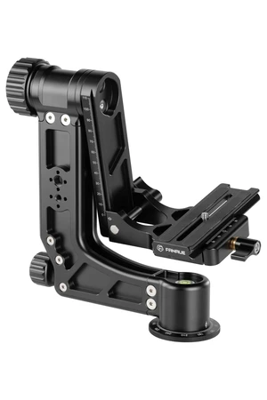 FANAUE Gimbal Head for Tripod Heavy Duty Aluminum Alloy 360 Degree Panoramic Gimbal Tripod Head with 1/4'' Standard Quick Release Plate, Max Load 44lb/20kg FANAUE Gimbal Head for Tripod Heavy Duty Aluminum Alloy 360 Degree Panoramic Gimbal Tripod Head with 1/4'' Standard Quick Release Plate, Max Load 44lb/20kg