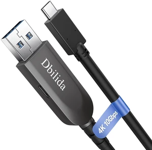 4K 60Hz USB C Fiber Optic Cable 100FT, 10Gbps USB 3.2 Gen 2 USB A to USB C Data Cable for Webcams, VR, Conference Systems, Logitech, Azure, ClickShare, Intel RealSense (No Video Out to Moni 4K 60Hz USB C Fiber Optic Cable 100FT, 10Gbps USB 3.2 Gen 2 USB A to USB C Data Cable for Webcams, VR, Conference Systems, Logitech, Azure, ClickShare, Intel RealSense (No Video Out to Moni