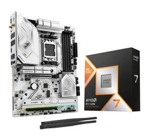 MICRO CENTER AMD 9800X3D CPU with ASRock B850 Steel Legend Motherboard MICRO CENTER AMD 9800X3D CPU with ASRock B850 Steel Legend Motherboard